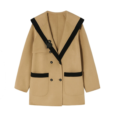 太系列时尚冬季新款大翻领双面呢大衣MZ4C16/A-35