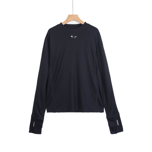摩系列剪标男装秋季运动风修身T恤字母刺绣上衣CB01TEE033/3-105