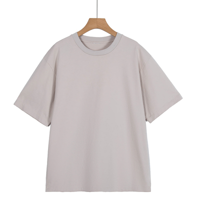 摩系列剪标男装夏季新款简约净面短袖宽松T恤CB03TEE002/3-1