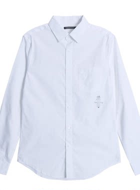 太系列男装秋季银线刺绣外套商务衬衣潮衬衫RU3124/T-73