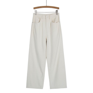 专柜价399【蒂】剪标女装秋季磨毛直筒牛仔裤44307331/9055/M-78