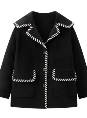 太系列时尚冬季新款大翻领双面呢大衣MZ4C36/A-55