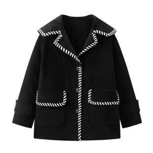 大翻领双面呢大衣MZ4C36 太系列时尚 冬季 新款