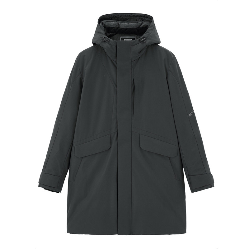 太系列剪标男冬季新款潮流中长款连帽羽绒服RU4513/4512/百-26