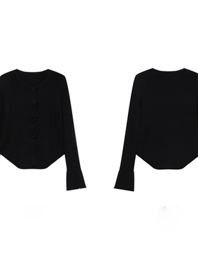 专柜价699【语】冬款时尚微弹修身套头长袖针织衫30149/乐-313