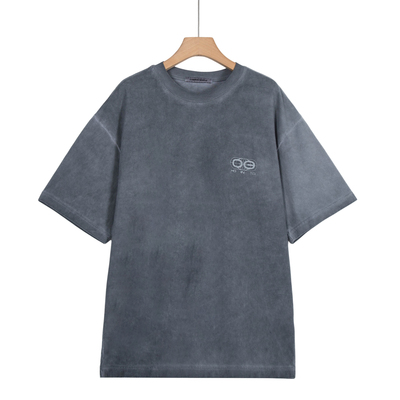 摩系列剪标男装夏季新款潮流洗水宽松印花短袖T恤CB01TEE006/3-17