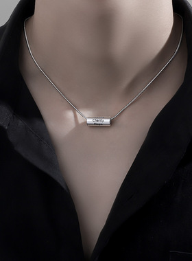 项链男潮2024高级感配饰轻奢小众
