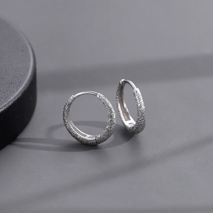 个性男款耳钉小众ins风格耳环男士星光日韩耳扣单只潮流耳圈气质