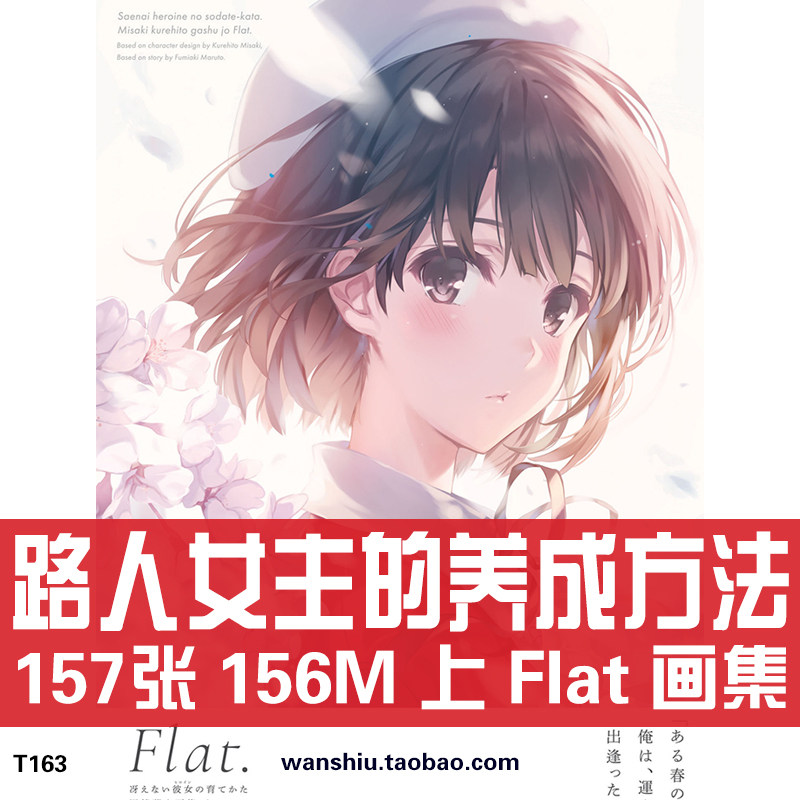 路人女主的养成方法 深崎暮人画集上flat.插画册原画图片素材资料