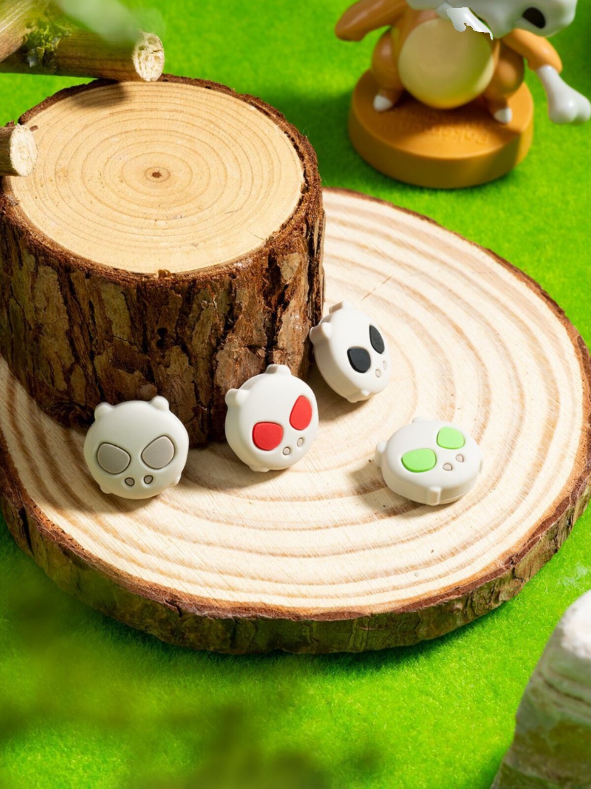 닌텐도 스위치 로커 캡 OLED 게임 콘솔 실리콘 키 캡 로커 커버 NS  카라카라