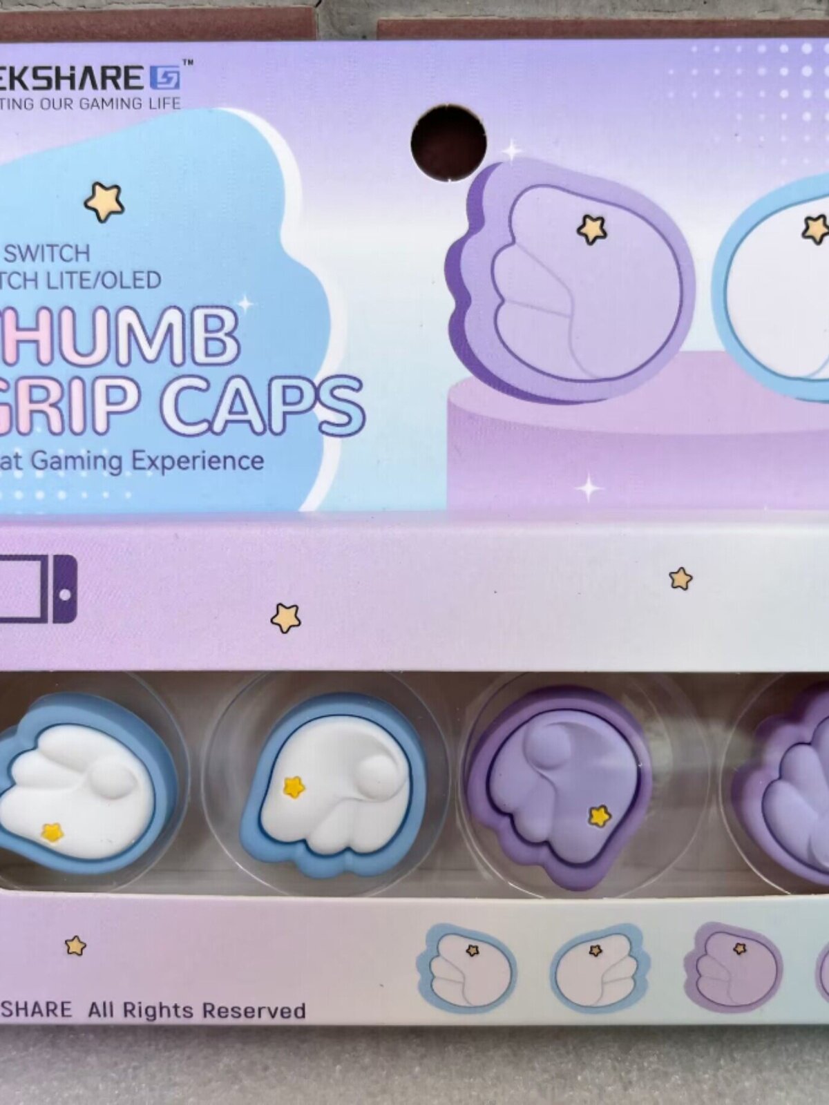 나는 정말로 닌텐도 스위치 로커 캡 OLED 핸들 로커 커버 NS 미끄럼 방지 버튼 액세서리 라이트 실리콘을 원합니다