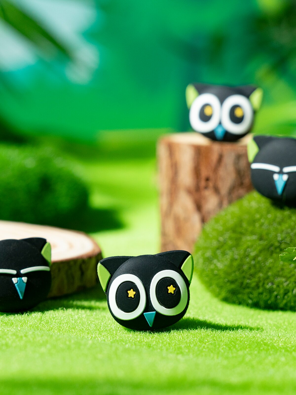 나는 NINTENDO 스위치 로커 캡 LUO XIAOHEI 공동 브랜드 NS 실리콘 핸들 캡 OLED 키 캡 액세서리를 정말로 원합니다