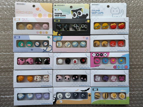 switch摇杆帽ns硅胶可爱兔兔按键帽oled手柄保护帽lite配件