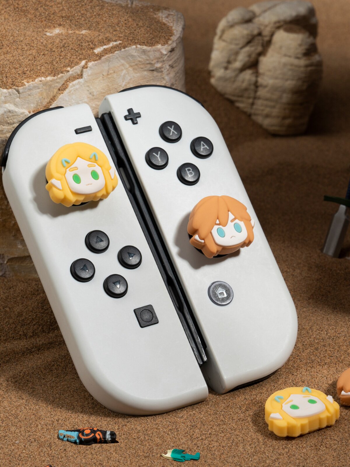 닌텐도 스위치 로커 캡 OLED 게임 콘솔 키 캡 로커 커버 NS 젤다의 전설 눈물의 왕국