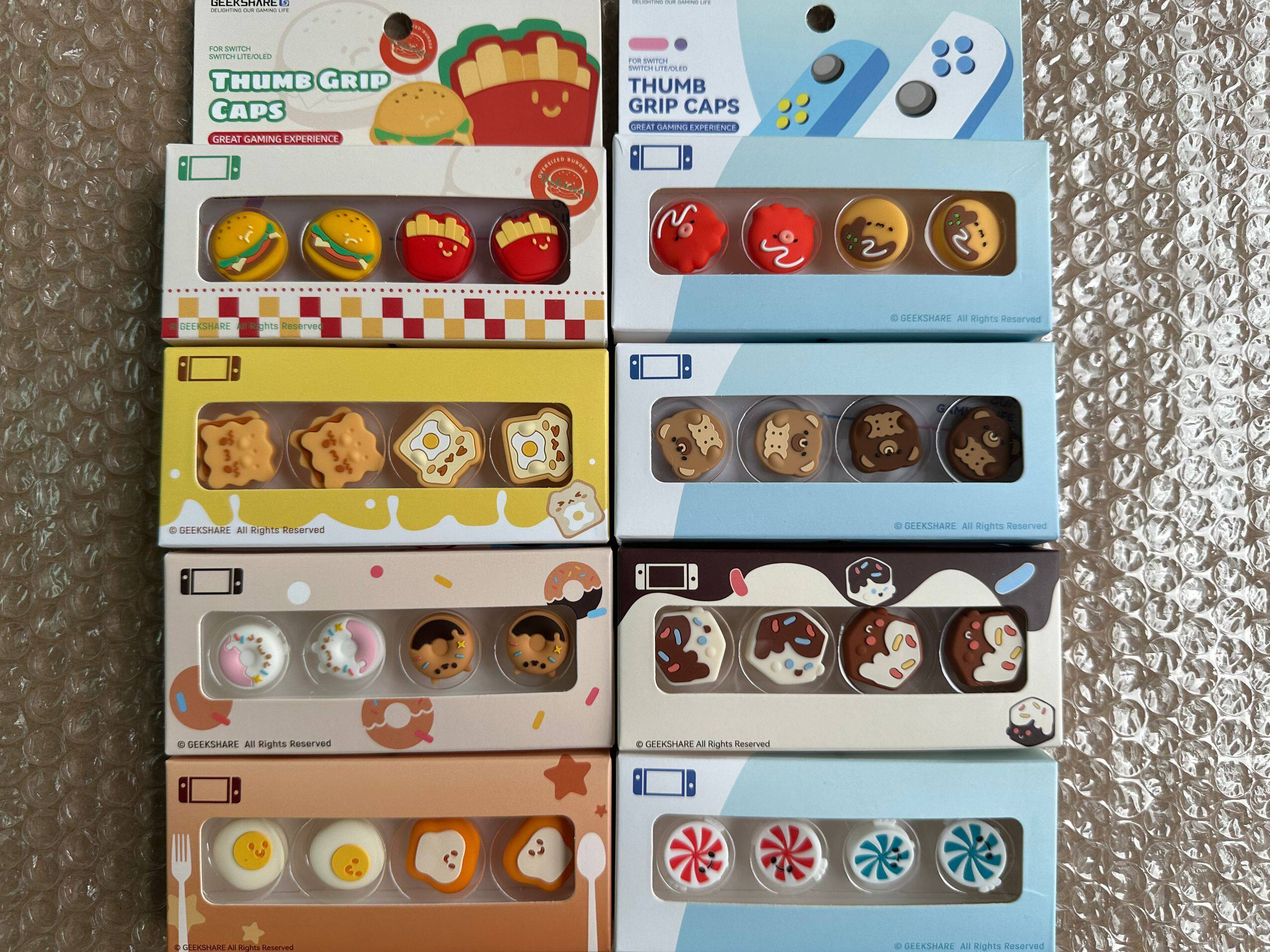 나는 정말로  스위치 OLED 로커 캡 실리콘 귀여운 보호 캡 NS 버튼 커버 액세서리 라이트 적응을 원합니다