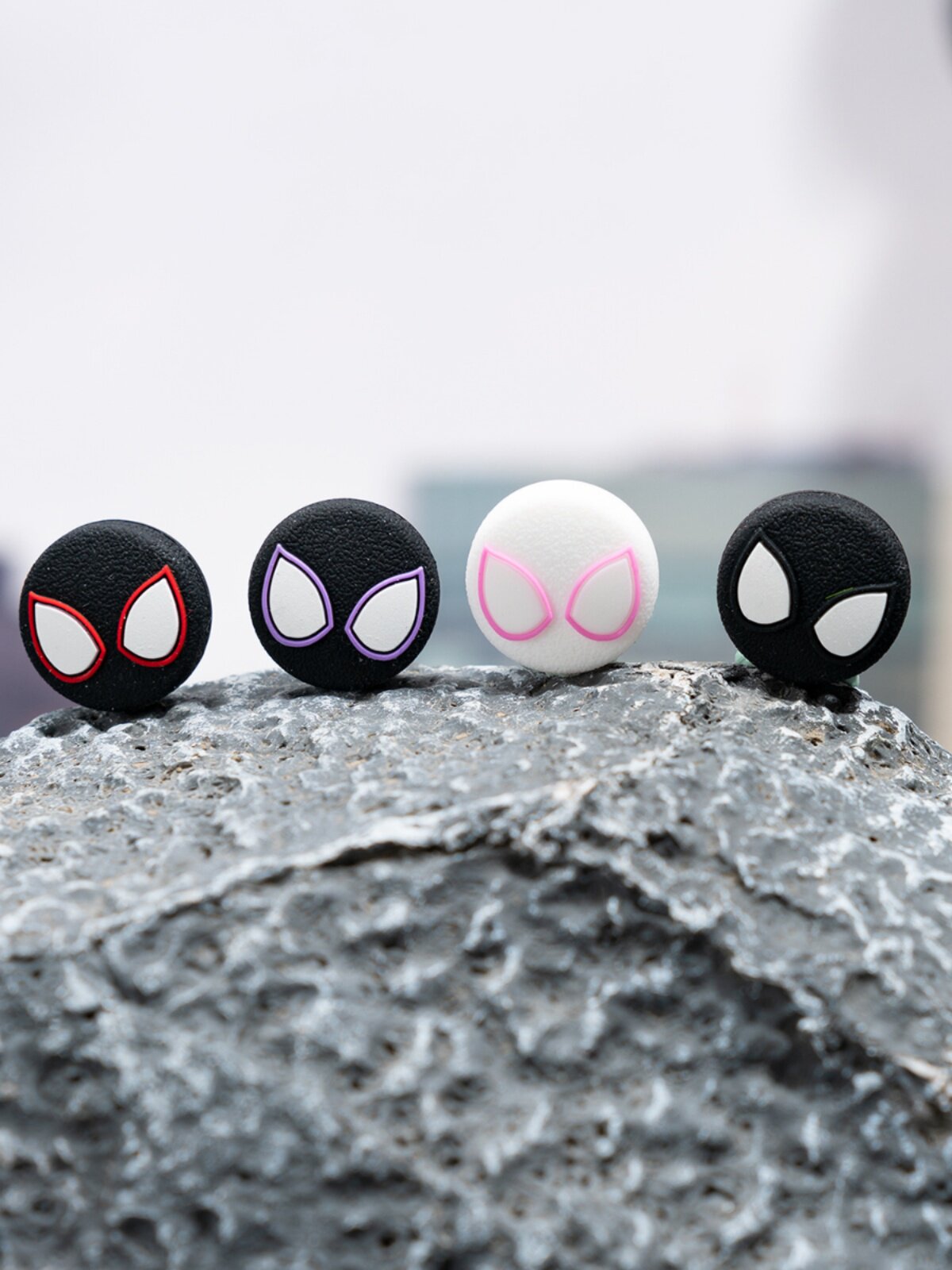 NINTENDO 스위치 로커 캡 OLED 게임 콘솔 키 캡 로커 커버 NS MARVEL SPIDER-MAN PARALLEL WORLD