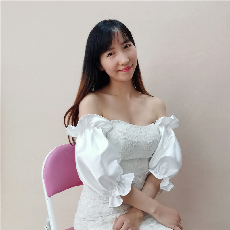 新款荷叶边松紧可定制颜色袖子