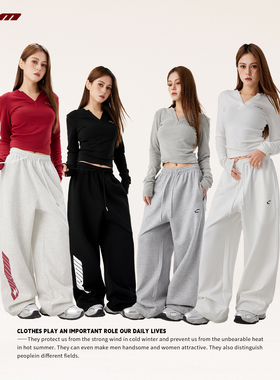 CYRM街舞潮牌多色运动裤美式显瘦百搭跳舞爵士舞嘻哈街头休闲卫裤