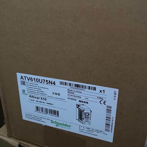 议价ATV610U75N4 变频器 7.5kW三相交流调速工控设备维修