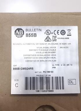 议价855B-GMS24R5 视觉信号装置 工控自动化配件 24V AC/DC维修