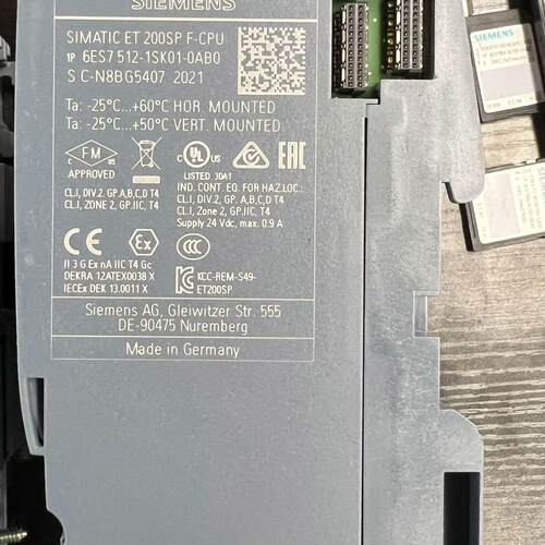 议价6ES7512-1SK01-0AB0 ET200SP F-CPU 工控自动化控制模块维修