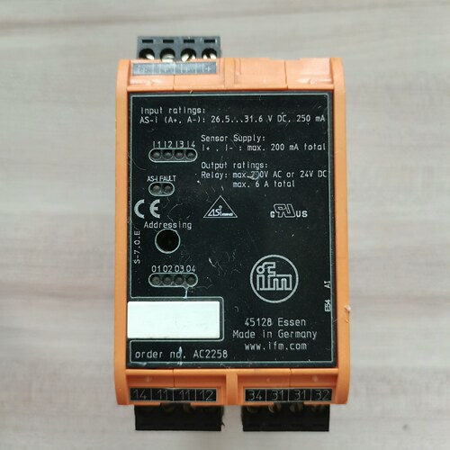 议价AC2258 AC2256 易福门工控自动化控制器模块维修