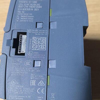 议价6ES7 214-1AG40-0XB0 plc控制器 cpu1214c 工控模块维修