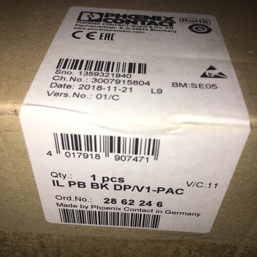 议价2862246 IL PB BK DP/V1-PAC 总线耦合器 工控通讯模块维修