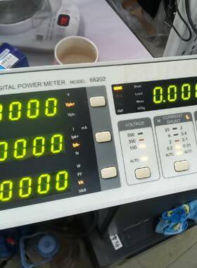 议价66202 Chroma数字功率计 带GPIB卡 电参数测试仪器维修