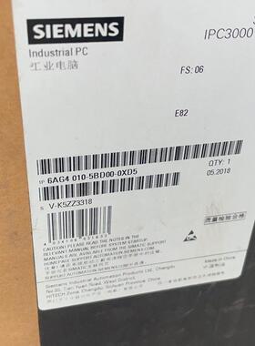 议价6AG4010-5BD00-0XD5 工业电脑 SIMATIC IPC3000 SMART维修