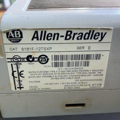 议价6181F-12TSXP 触摸屏 Allen-Bradley工控触控屏维修