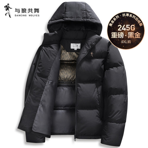 【245G重磅】与狼共舞连帽羽绒服