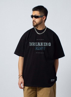 FunkyChoice短袖街舞练功服EAST BREAKING霹雳舞男女T恤宽松潮牌