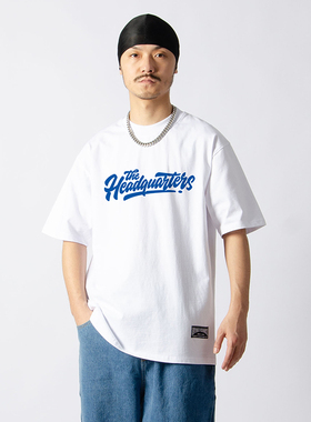 FunkyChoice短袖T男2024夏季新款字母圆领套头内搭打底潮牌衣服