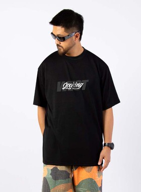 FunkyChoice街舞短袖宽松locking练舞T恤锁舞locker男女嘻哈美式