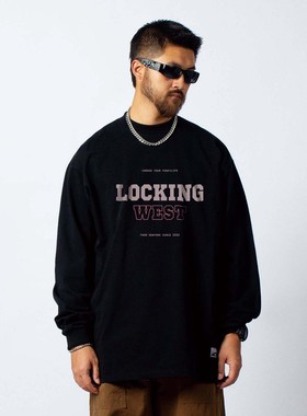 FunkyChoice长袖锁舞练功服WEST LOCKING西海岸男女T恤美式街舞