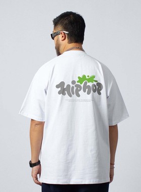 FunkyChoice涂鸦hiphop嘻哈街舞短袖T恤美式宽松街头男女国潮上衣