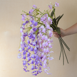 仿真垂吊铃兰花铃铛花风铃婚庆礼堂装饰布置垂吊花家居装饰摆件花
