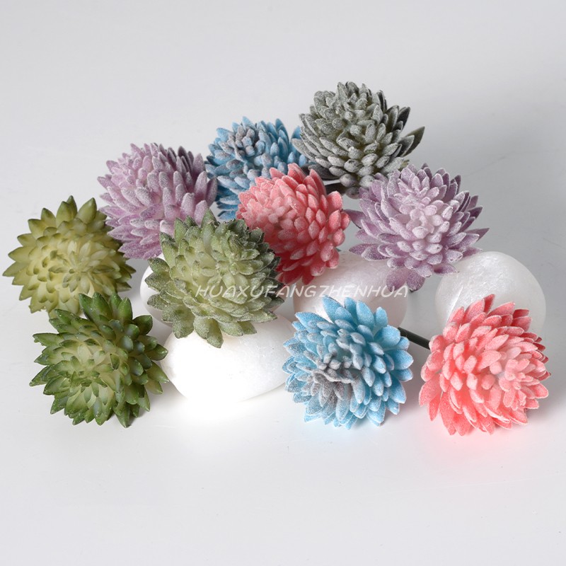 仿真多肉植物摆件小松果多肉盆景