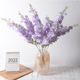 仿真飞燕草植绒紫罗兰风信子花婚庆酒店家居软装 紫色装 饰