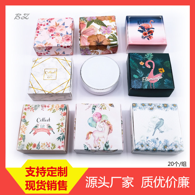 手工皂气垫飞机牛皮纸包装盒子图片