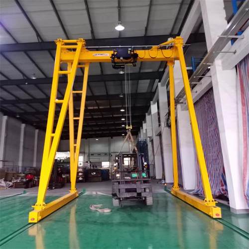 无线遥控1t单梁龙门吊货物吊运花架箱式龙门吊可室内室外龙门吊