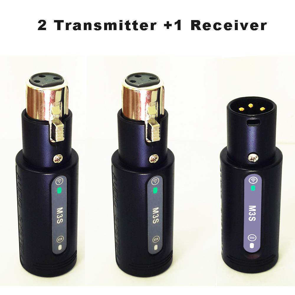 一拖二有线动圈麦克风XLR转无线系统2.4G高品质音效专用人声话筒