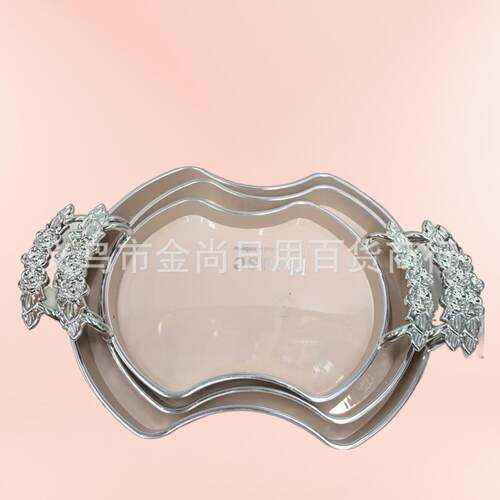 High-end European-style serving tray and fruit bowl set, hom