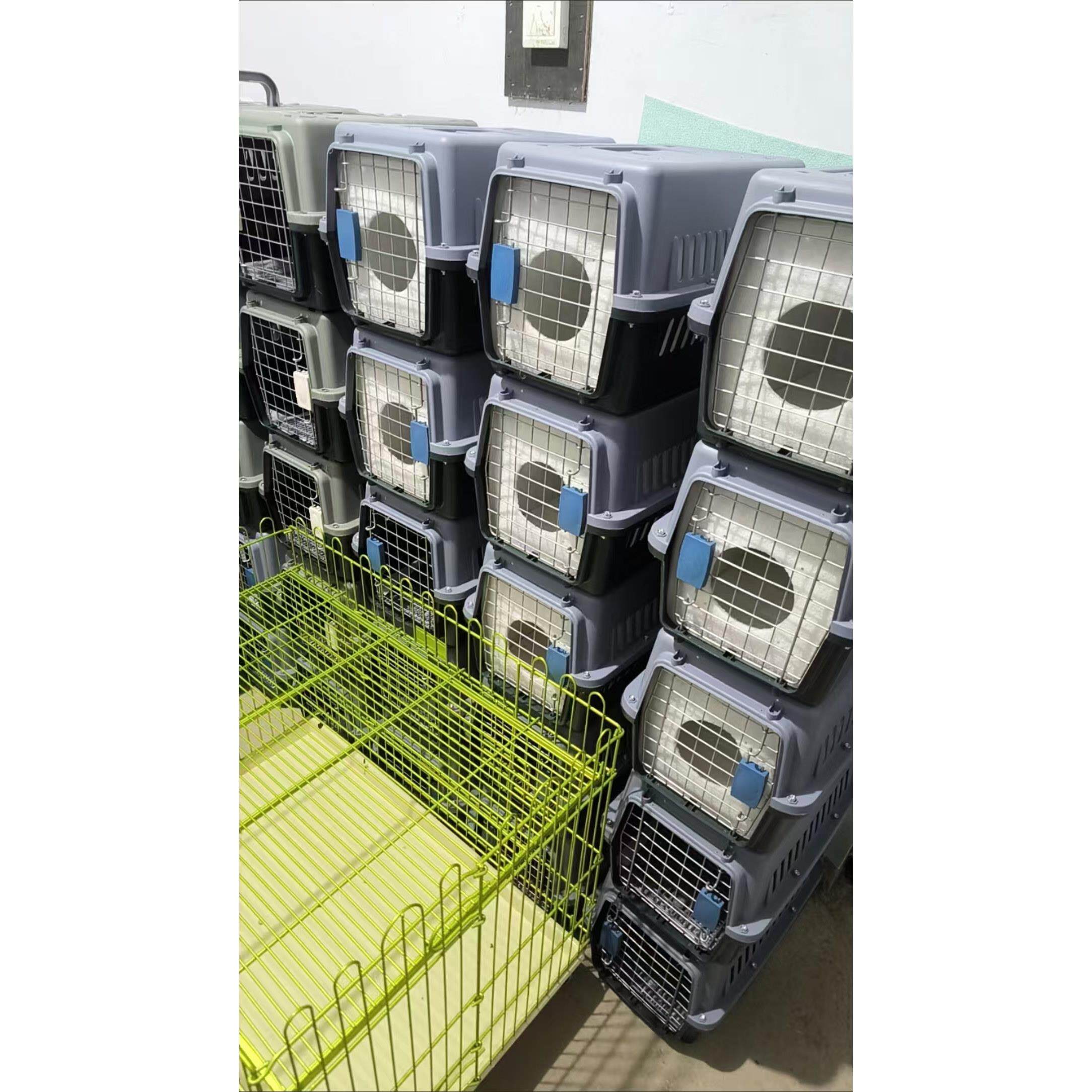 顺丰发货专用运输笼狗笼子折叠家用小型犬狗笼航空箱