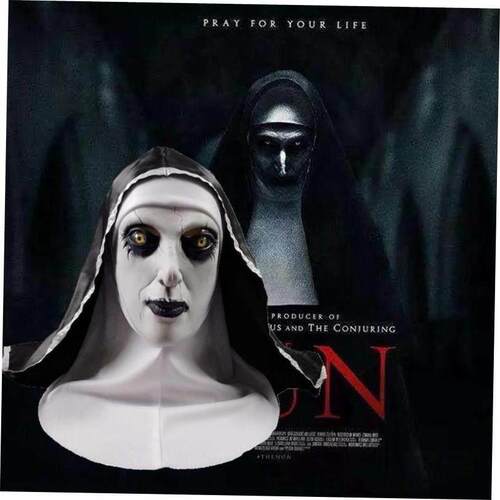 万圣节Halloween horror mask Prank latex headgear prank面具