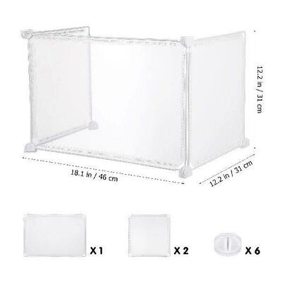 3 Pcs Table Divider Protector Desktop Area Dividing Board