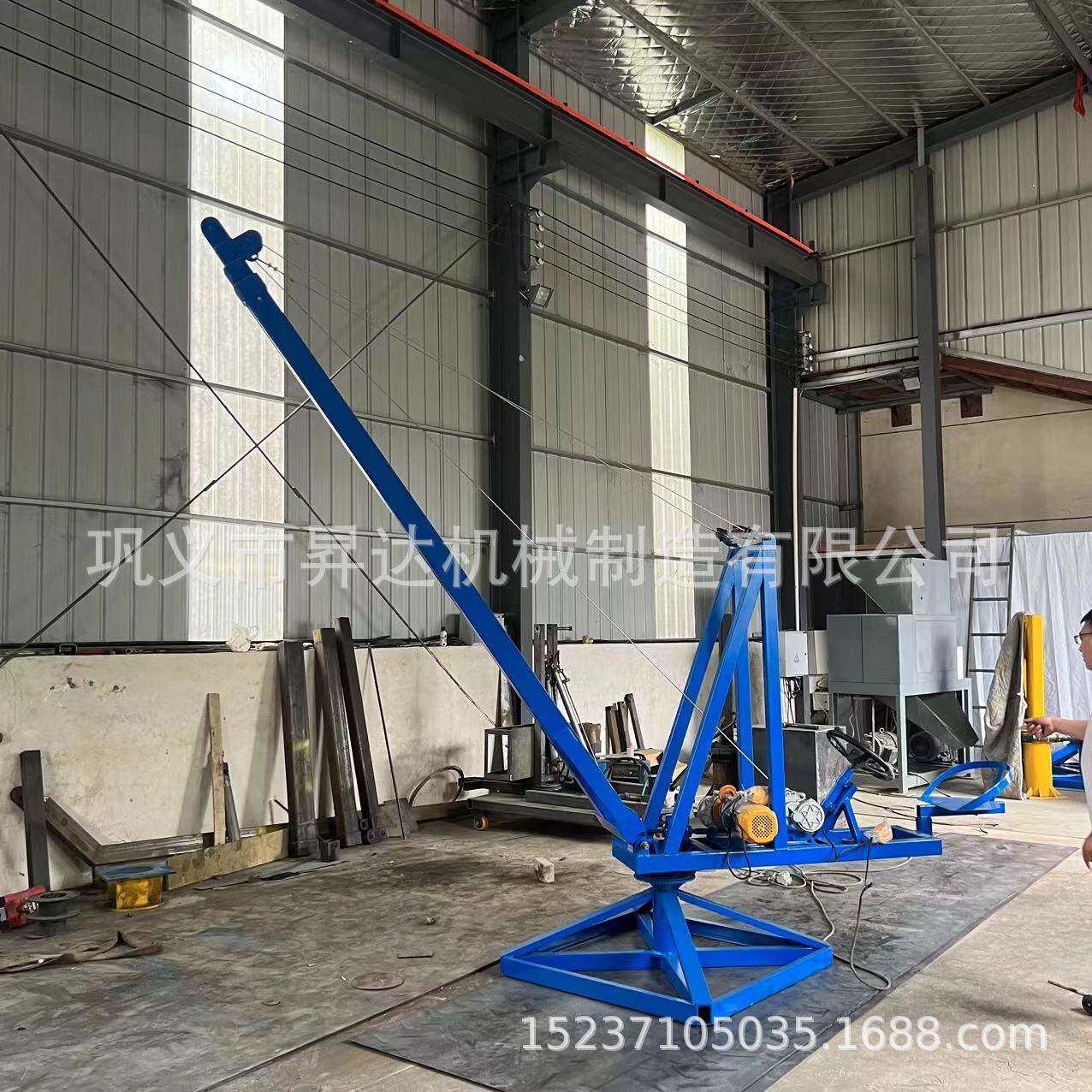 鱼塘吊鱼机池塘水库码头用小型起吊机家用吊鱼装车机起鱼小吊机