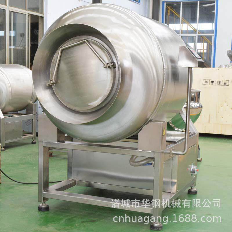 1000L真空滚揉机 自动上料酱鸭翅腌制机 全钢后抽价格