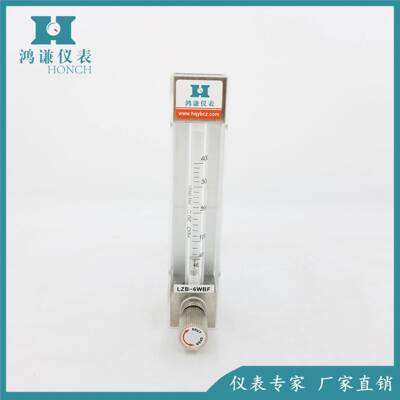 LZB-10WB型玻璃转子流量计_生产厂家_带流量调节阀_微小流量转子
